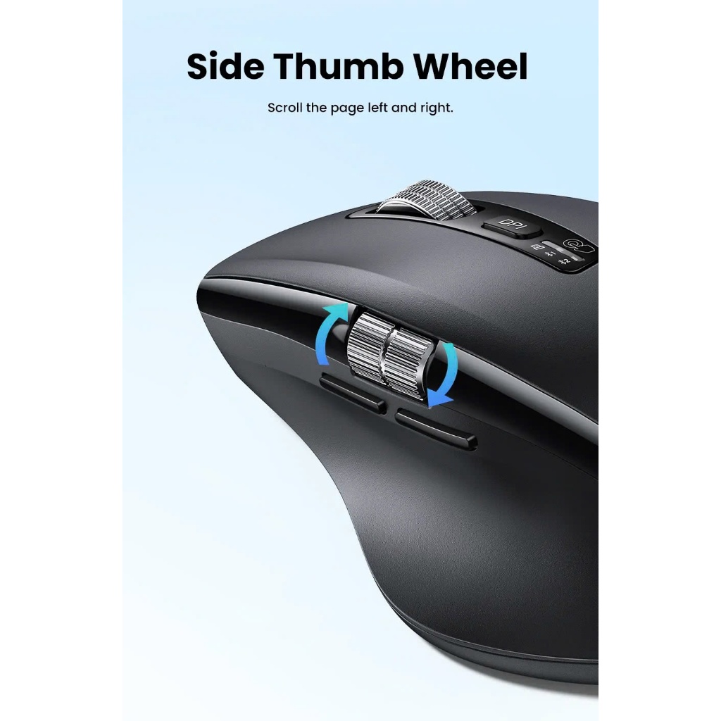 Chuột không dây Ugreen M751 cuộn siêu nhanh | Bluetooth 5.4 5000DPI | Bảo hành 18 tháng 1 đổi 1 | BigBuy360 - bigbuy360.vn