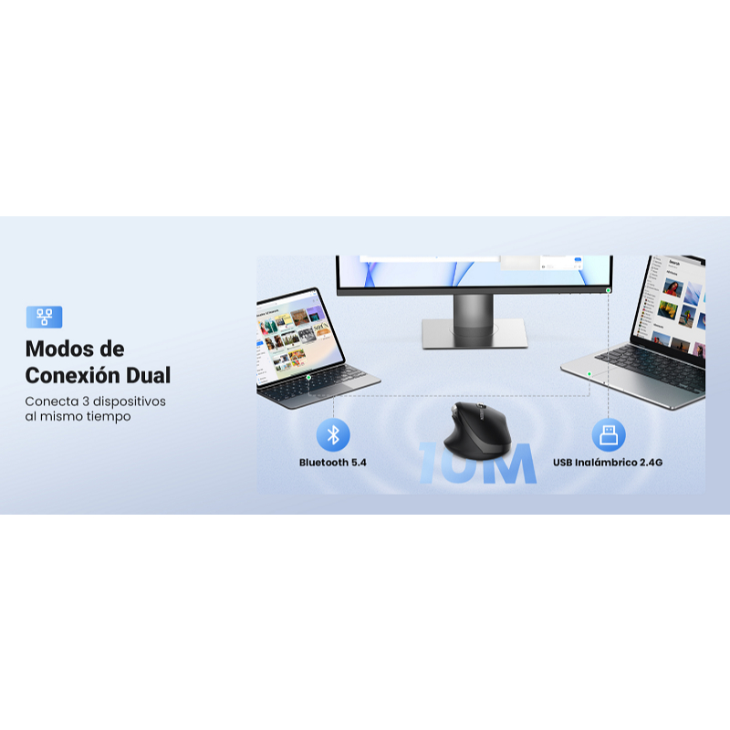 Chuột không dây Ugreen M751 cuộn siêu nhanh | Bluetooth 5.4 5000DPI | Bảo hành 18 tháng 1 đổi 1 | BigBuy360 - bigbuy360.vn