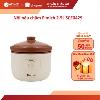 Nồi nấu chậm sứ cao cấp  Elmich 2.5L SCE0429