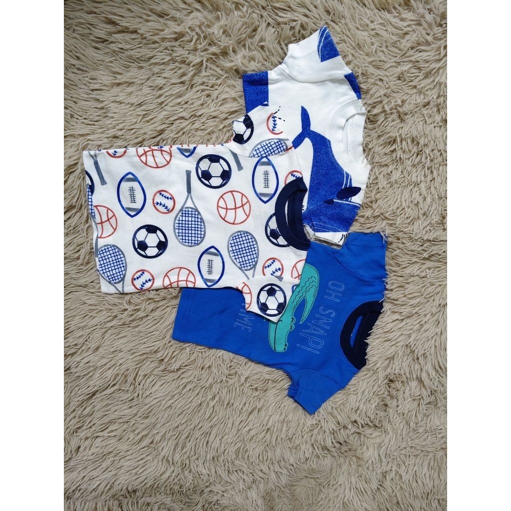 Áo cộc tay cotton cho bé từ 6 - 9 month