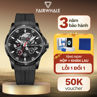   Mark FairWhale  Đồng Hồ Cơ Nam Lộ Máy Cơ Mark Fairwhale Size 43mm,Đồng Hồ Nam Automatic Chống Nước Thời Trang Độc Lạ 