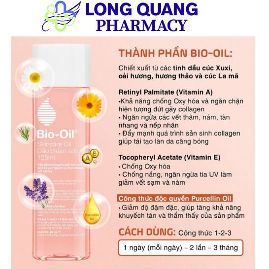 Dầu Chăm Sóc Da Bio-Oil Skincare Oil (25ML,60ml,125ml)   💐🌸🍀🌺🌼🌻