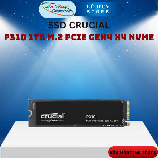SSD Crucial P310 1TB M.2 PCIe Gen4 x4 NVMe CT1000P310SSD8 - Hàng Chính Hãng