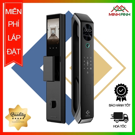 Khoá thông minh dành cho cửa gỗ, cửa thép chống cháy KITOS KT X7 FACE ID