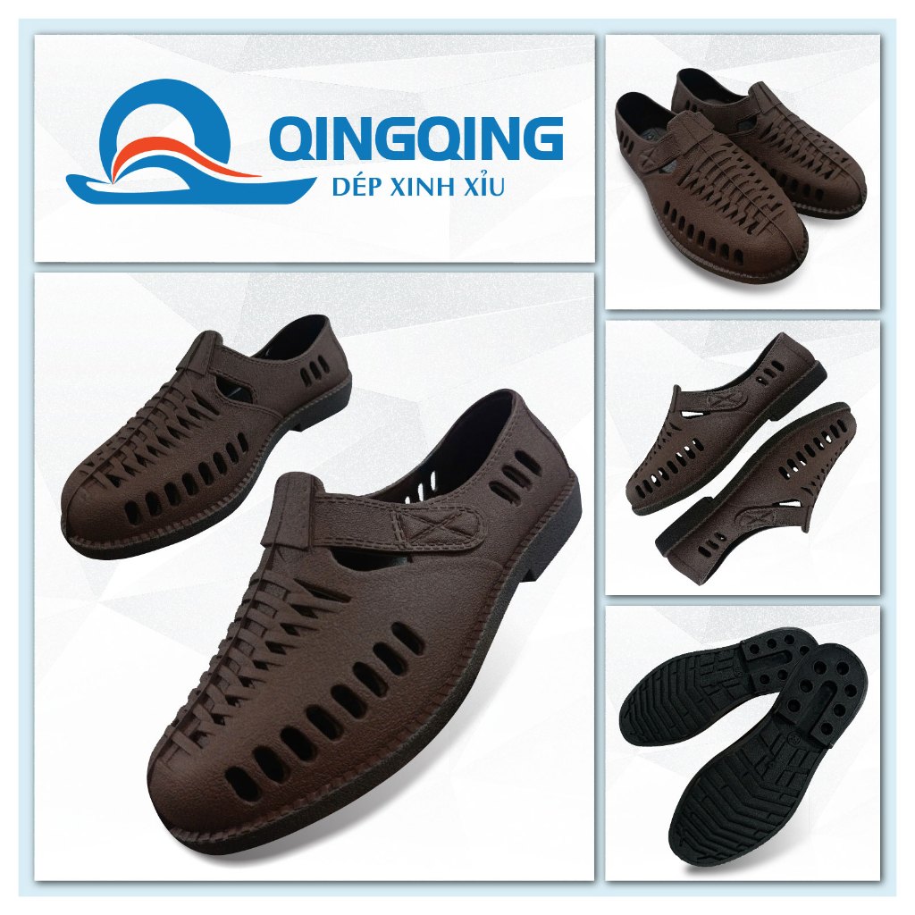 Dép rọ nam 2 màu BELA nhựa dẻo êm chân siêu bền-Hàng Chính Hãng