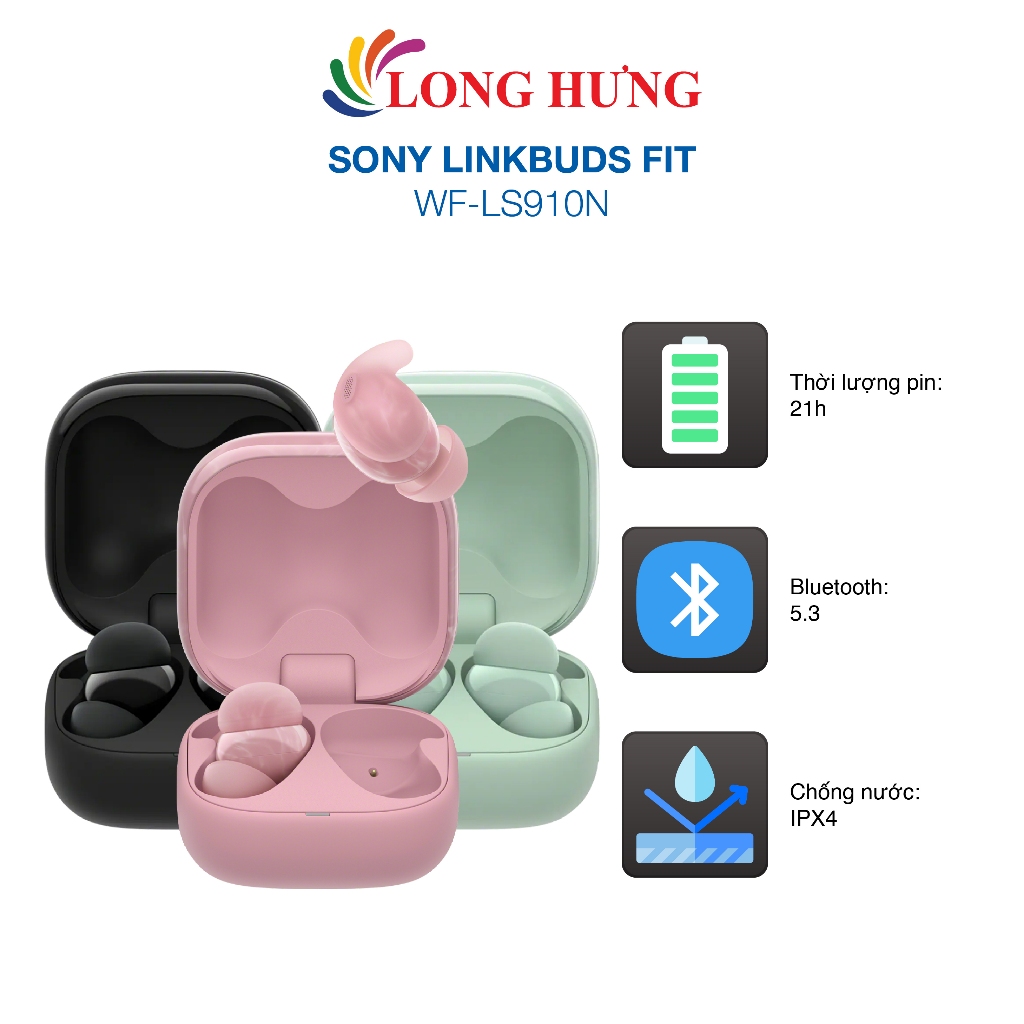 Tai nghe Bluetooth True Wireless Sony LinkBuds Fit WF-LS910N - Hàng chính hãng