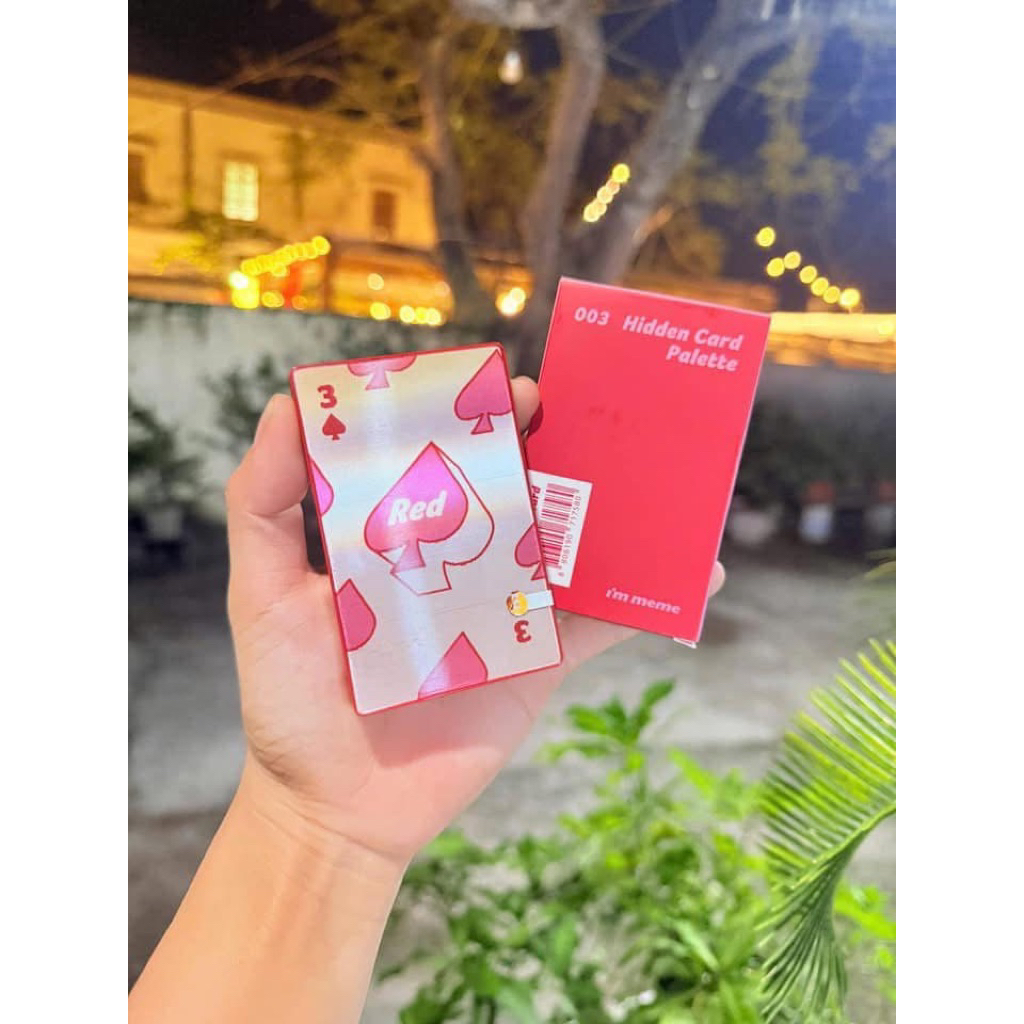 Bảng Phấn Mắt 9 Màu Và Má Hồng I'm Meme Hidden Card Palette Launchin