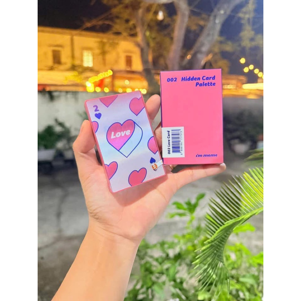Bảng Phấn Mắt 9 Màu Và Má Hồng I'm Meme Hidden Card Palette Launchin
