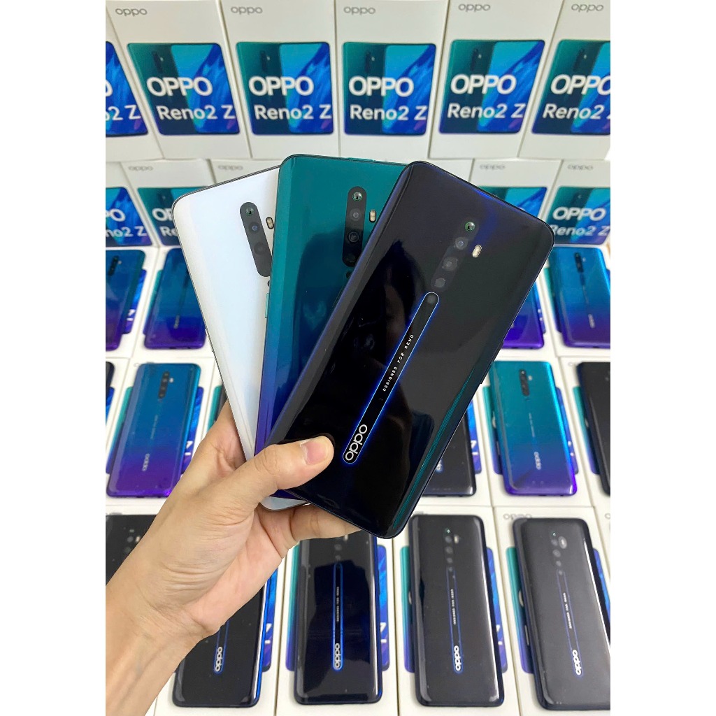   Chính hãng  Điện thoại Oppo Reno 2Z 8GB 256GB Nguyên zin Đẹp Keng Cam Thụt Thò kèm cường lực ốp BH 06 tháng 