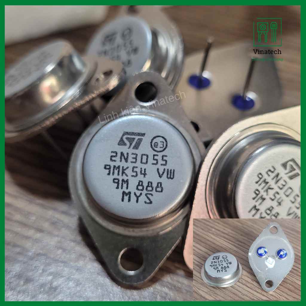 Set 10 con sò sắt 2N3055 hàng mới ST chip to