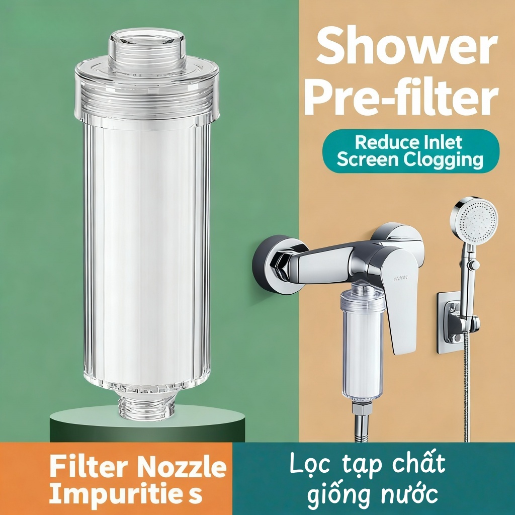 BESTPOOL - Bộ lọc nước tắm gắn vòi hoa sen BP1