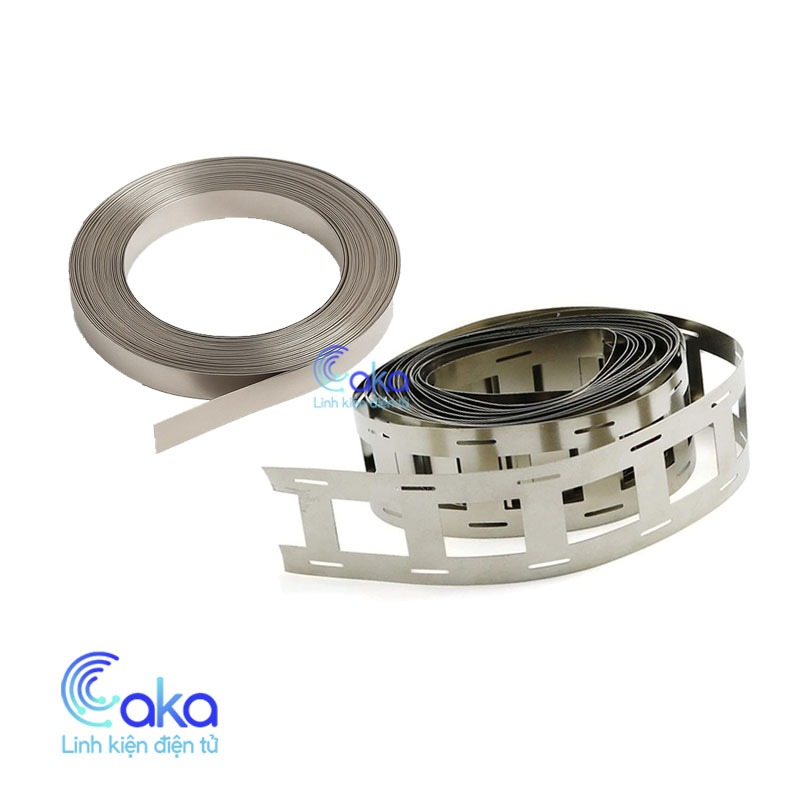 Cuộn Kẽm Hàn Đôi Cell Pin 18650 0.15*25.5*18.5m (Cuộn 10M)