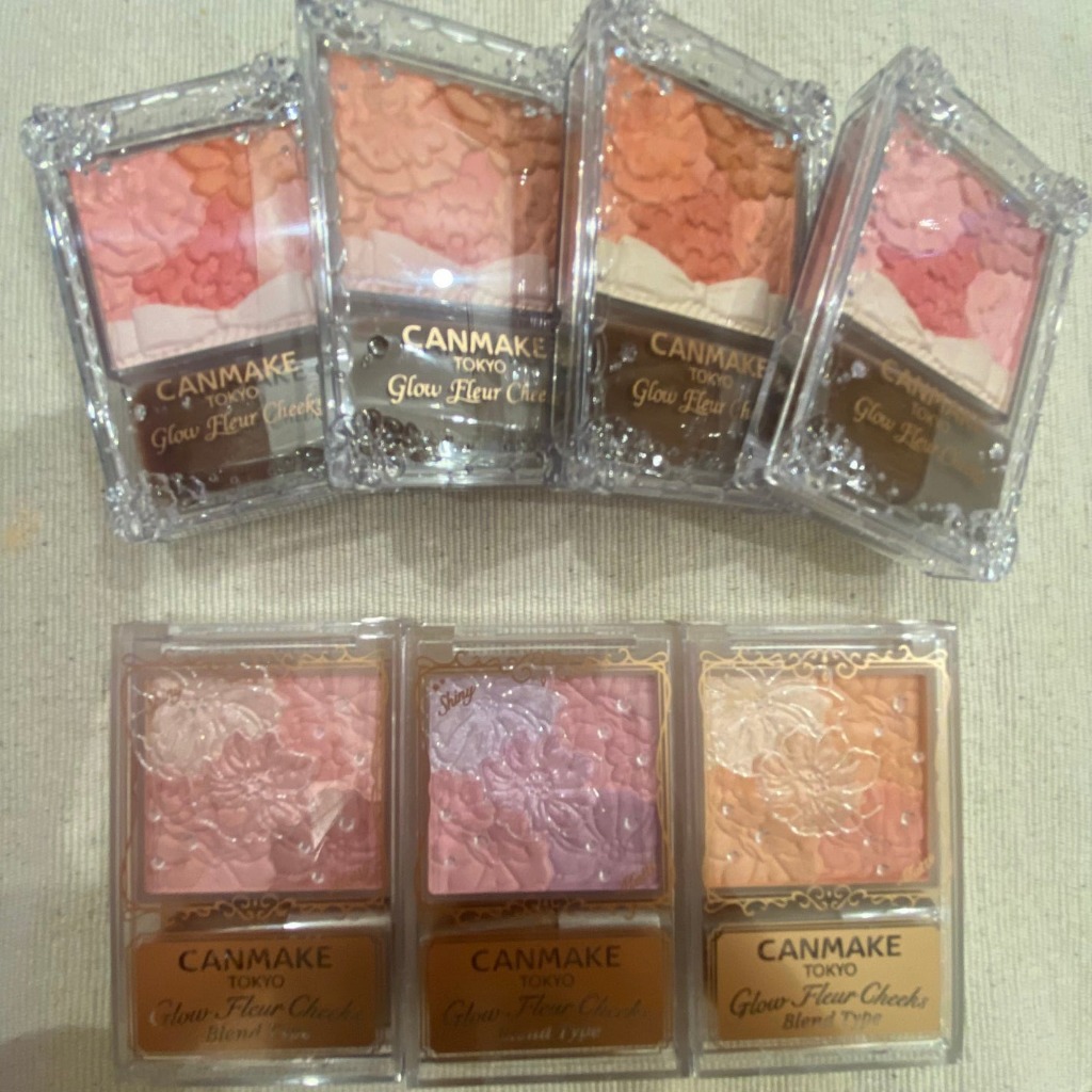 Phấn má hồng Canmake Glow Fleur Cheeks Nhật Bản, có nhũ - 6.3g | BigBuy360 - bigbuy360.vn