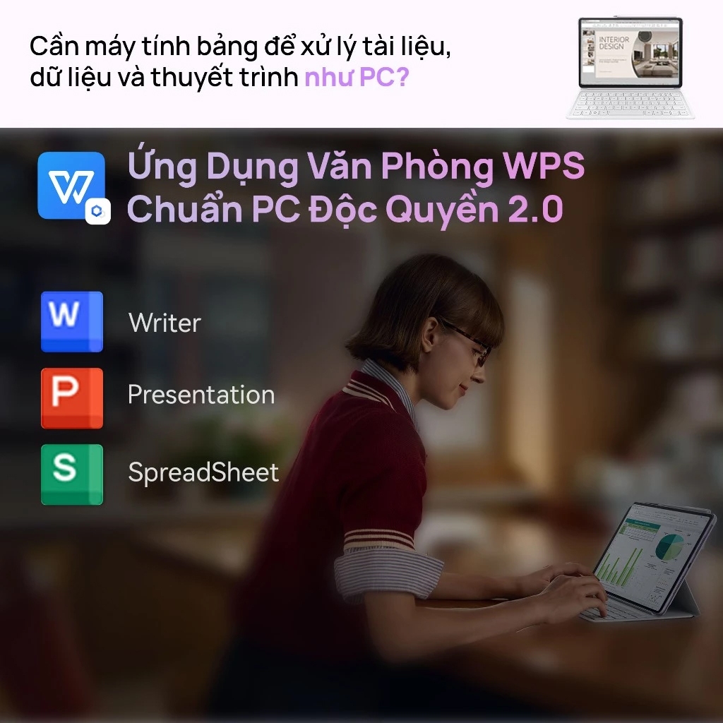 Máy tính bảng HUAWEI MatePad 11.5 PaperMatte Mới 8+256GB | Hiệu Suất Như PC | Pin 10.100 mAh | Sạc Nhanh 40W | BigBuy360 - bigbuy360.vn