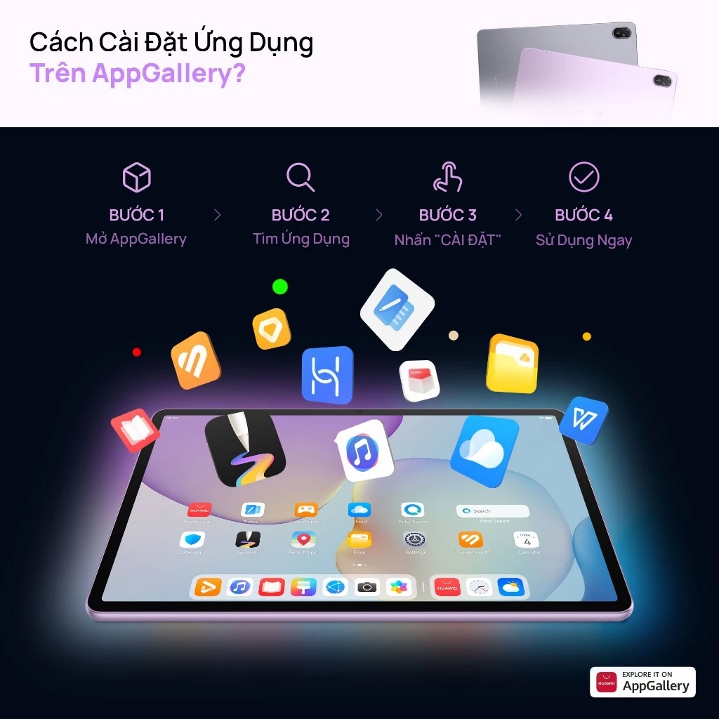 Máy tính bảng HUAWEI MatePad 11.5 PaperMatte Mới 8+256GB | Hiệu Suất Như PC | Pin 10.100 mAh | Sạc Nhanh 40W | BigBuy360 - bigbuy360.vn