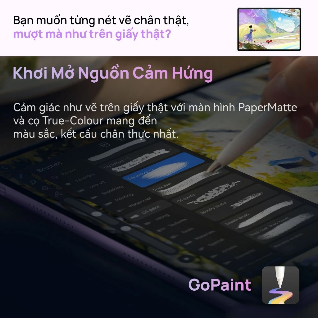 Máy tính bảng HUAWEI MatePad 11.5 PaperMatte Mới 8+256GB | Hiệu Suất Như PC | Pin 10.100 mAh | Sạc Nhanh 40W | BigBuy360 - bigbuy360.vn