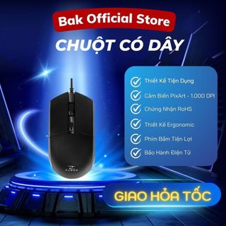 Chuột có dây M121 thiết kế Ergonomic, độ chính xác cao S28