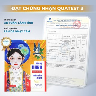 Mặt Nạ Lụa Trẻ Hoá Cấp Ẩm Da NARA Nhân Sâm Tổ Yến