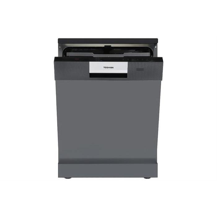 Máy Rửa Chén Toshiba DW-15F7(G)-VN 15 Bộ – Inox Cao Cấp, Sấy Khô Turbo, Rửa Nhiệt 70°C, Chính Hãng