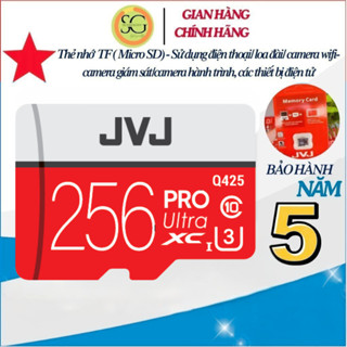 Thẻ nhớ 64Gb JVJ Pro U3 Class 10 – chuyên dụng cho CAMERA tốc độ cao, camera, thiết bị đọc tốc độ cao - BH 9 năm 1 đổi 1