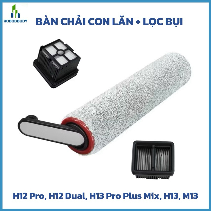Bàn chải Con Lăn Lọc Bụi Dreame H12 Pro, H12 Dual, H13 Pro Plus Mix, H13, M13