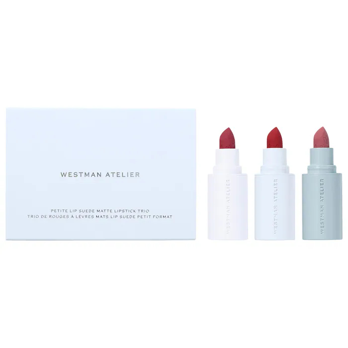 Westman Atelier LIP SUEDE HYDRATING MATTE LIPSTICK TRIO SET