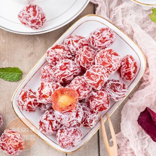 Ô mai mận cơm đỏ, ô mai mận đỏ, chua ngọt, đặc sản Hà Nội, ô mai truyền thống, món ăn vặt tuổi thơ