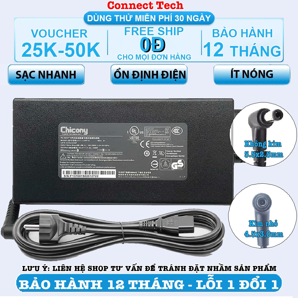 Sạc Laptop MSI GF63 GF65 GF75 thin 10SC 10SCXR 10SCSR 11SC 11UC 11UD, Laptop MSI GF63 Thin 12VE 12UC