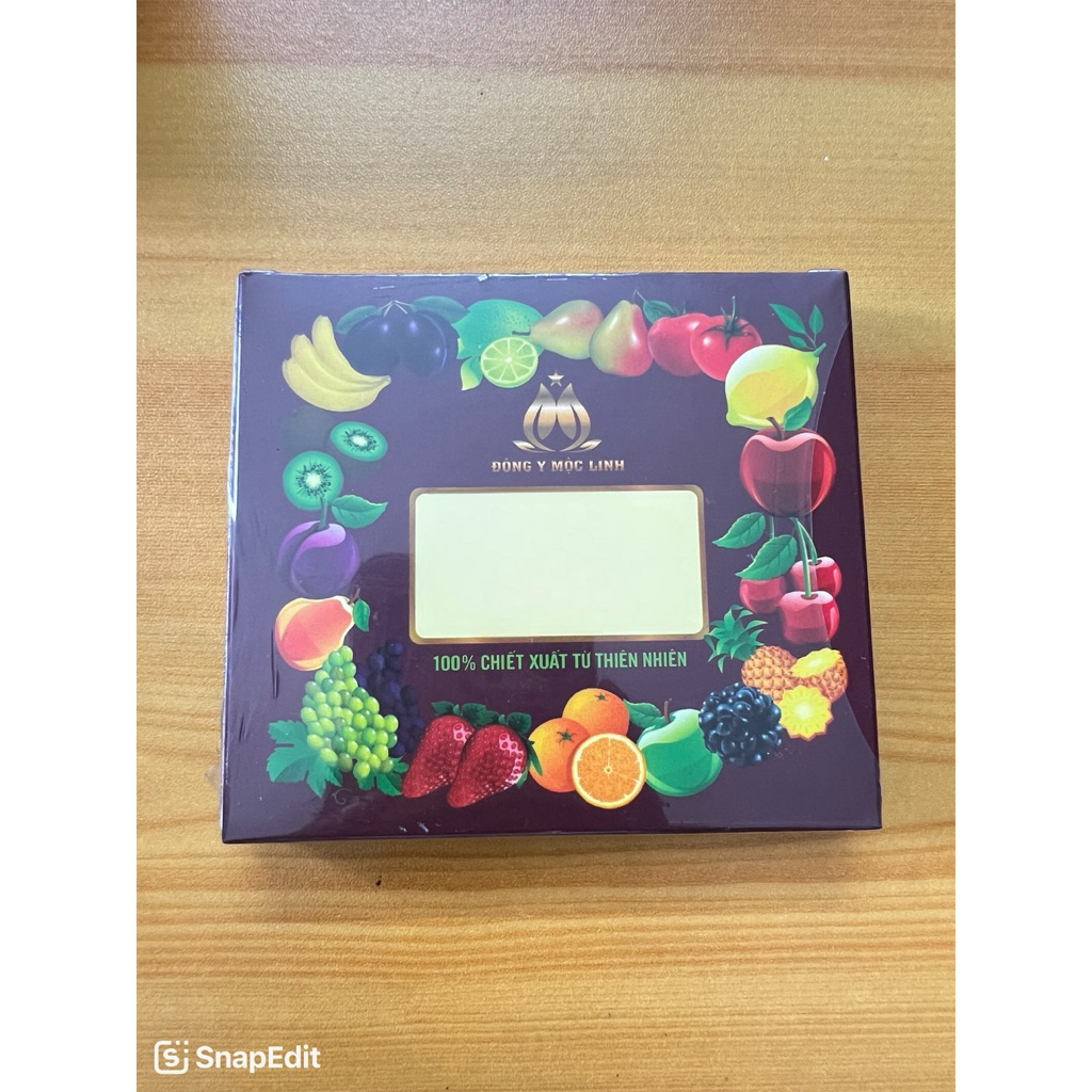 Hộp giấy đựng detox x3 từ trái cây