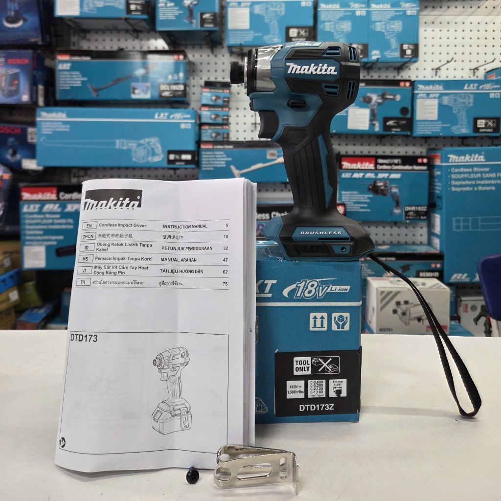 MÁY BẮT VÍT DÙNG PIN 18V MAKITA DTD173Z (CHƯA PIN&SẠC) CHÍNH HÃNG