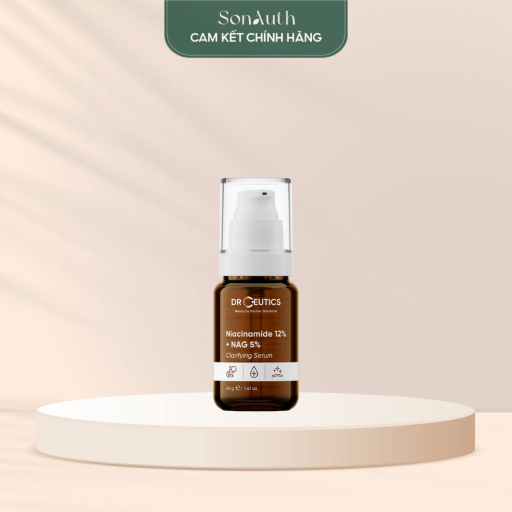 Tinh chất DrCeutics Niacinamide 12% + NAG 5% Clarifying Serum 40g