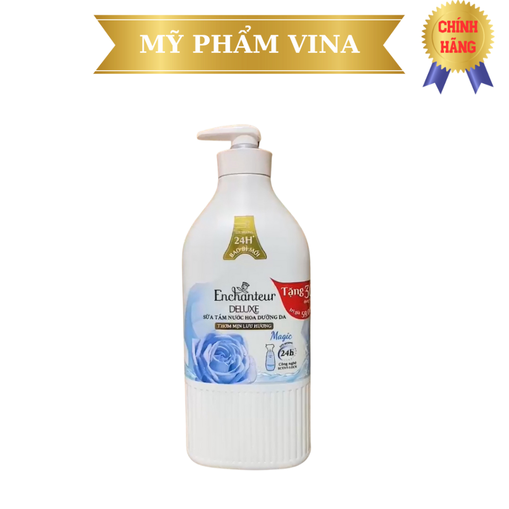 Sữa tắm nước hoa dưỡng da Enchanteur Deluxe Magic 650g