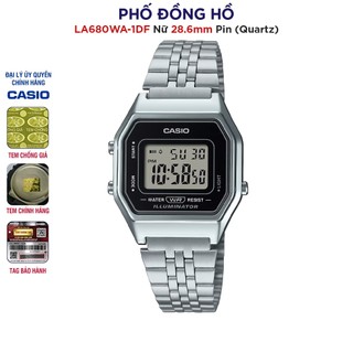 Đồng hồ nữ dây kim loại casio chính hãng anh khuê la680wa-1df
