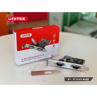 Card chuyển đổi pci express sang com unitek y-7504bbk01