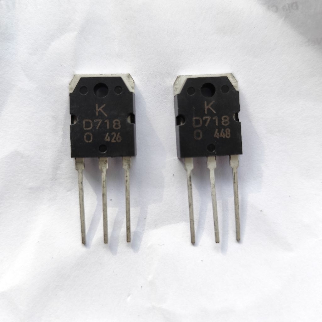 D718 transistor hãng KEC - lưng đồng mạ NIKEN chất lượng - hàng mới 