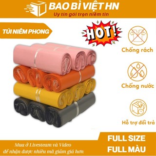 Túi Niêm Phong Đủ Size, Đủ Màu, Dai Bền, Chống Nước, Túi Đóng Hàng PE 3 Lớp Tự Dính- Bao Bì Việt HN