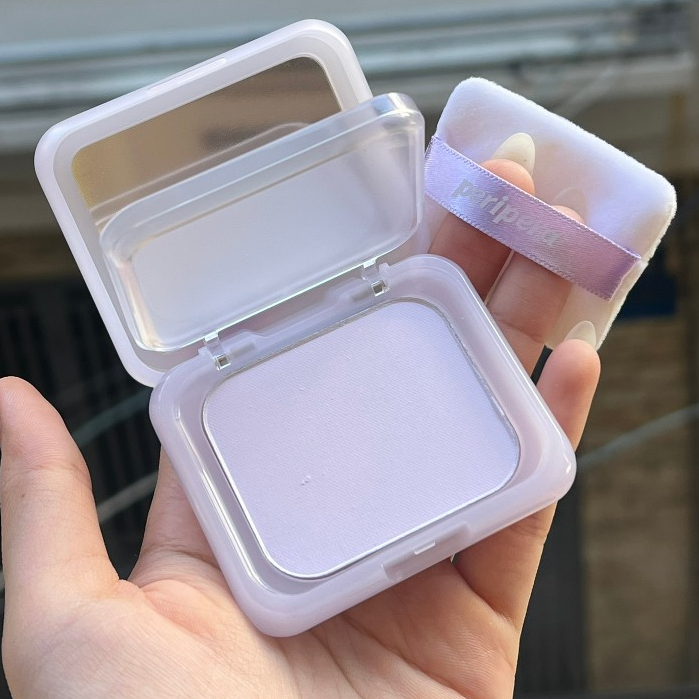Phấn Phủ Nén Peripera Filter Fit Blur Pact Chất Mịn Hiệu Chỉnh Màu Da Màu 02 Blur Lavender