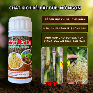 Siêu Ra Rễ  30ml công ty Valva, phân bón lá kích rễ cây, kích rễ để giâm chiết cành, phun lên lá cây ra đọt nhanh