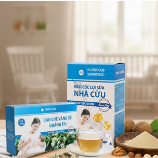   COMBO LỢI SỮA TIẾT KIỆM  Ngũ cốc 400gr và cao chè vằng 500gr Nhà Cừu - hỗ trợ kích sữa hiệu quả từ 7-10 ngày 