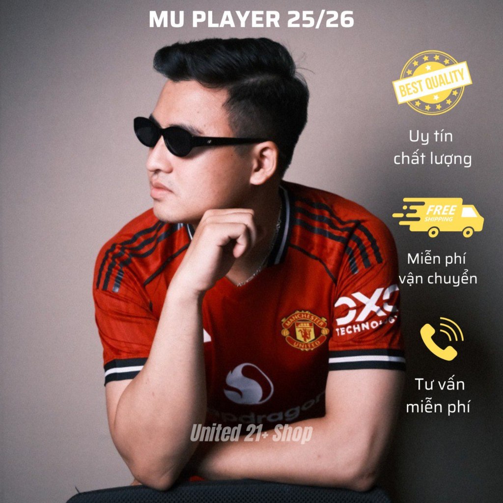 Áo CLB Mờ U 25/26 bản Player (ngắn tay và dài tay) | Hàng chuẩn United 21+
