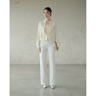 RUBIES Raw Jeans - Quần Dài Nữ Vải Jean Ống Suông Đứng