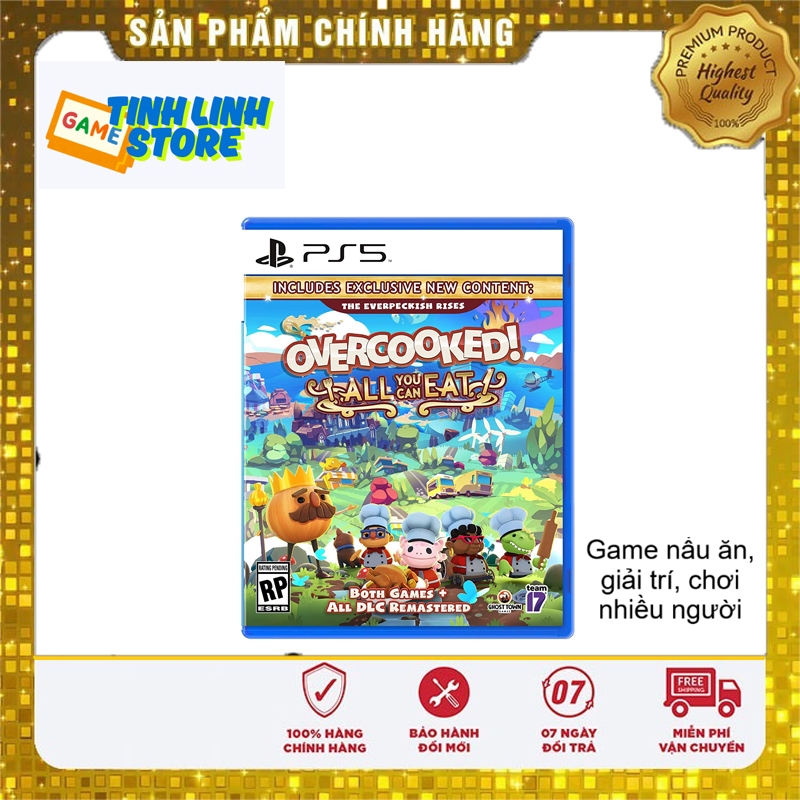 Đĩa Game PS5 Overcooked! All You Can Eat