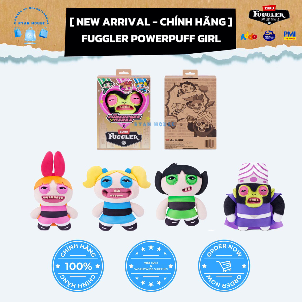[ NEW ARRIVAL - CHÍNH HÃNG ] FUGGLER POWERPUFF GIRLS
