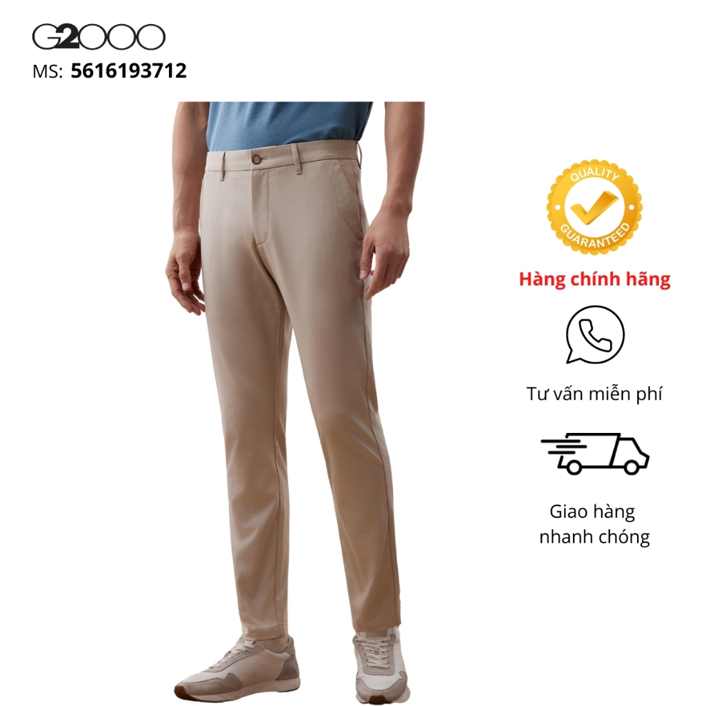 Quần Kaki Nam G2000 (5616193712) Màu Kem