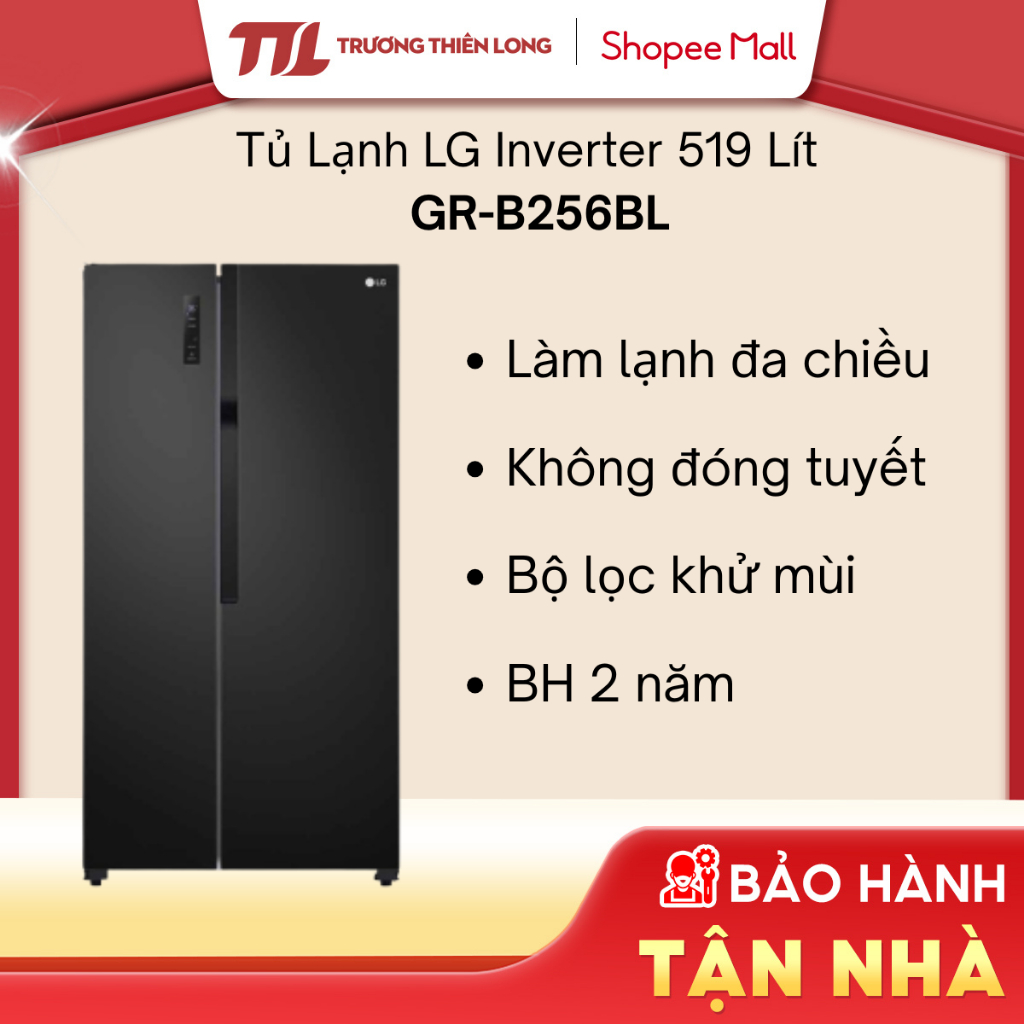 GR-B256BL - Tủ Lạnh LG Inverter 519 Lít GR-B256BL [FREESHIP HCM]