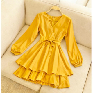 Jumpsuit cổ tim tay dài mặc đi làm đi chơi đều xinh (kèm hình thật)
