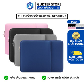 Túi Chống Sốc Basic Vải NEOPRENE, Túi Đựng Laptop/ Macbook 1 Ngăn, 2 Ngăn, Chống Chấn Góc, Chống Trầy Xước