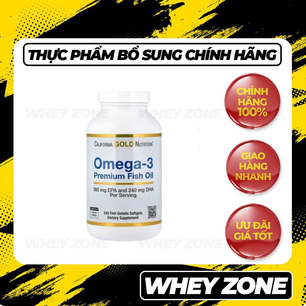 Dầu Cá California Gold Nutrition Omega 3 – Bảo Vệ Tim Mạch