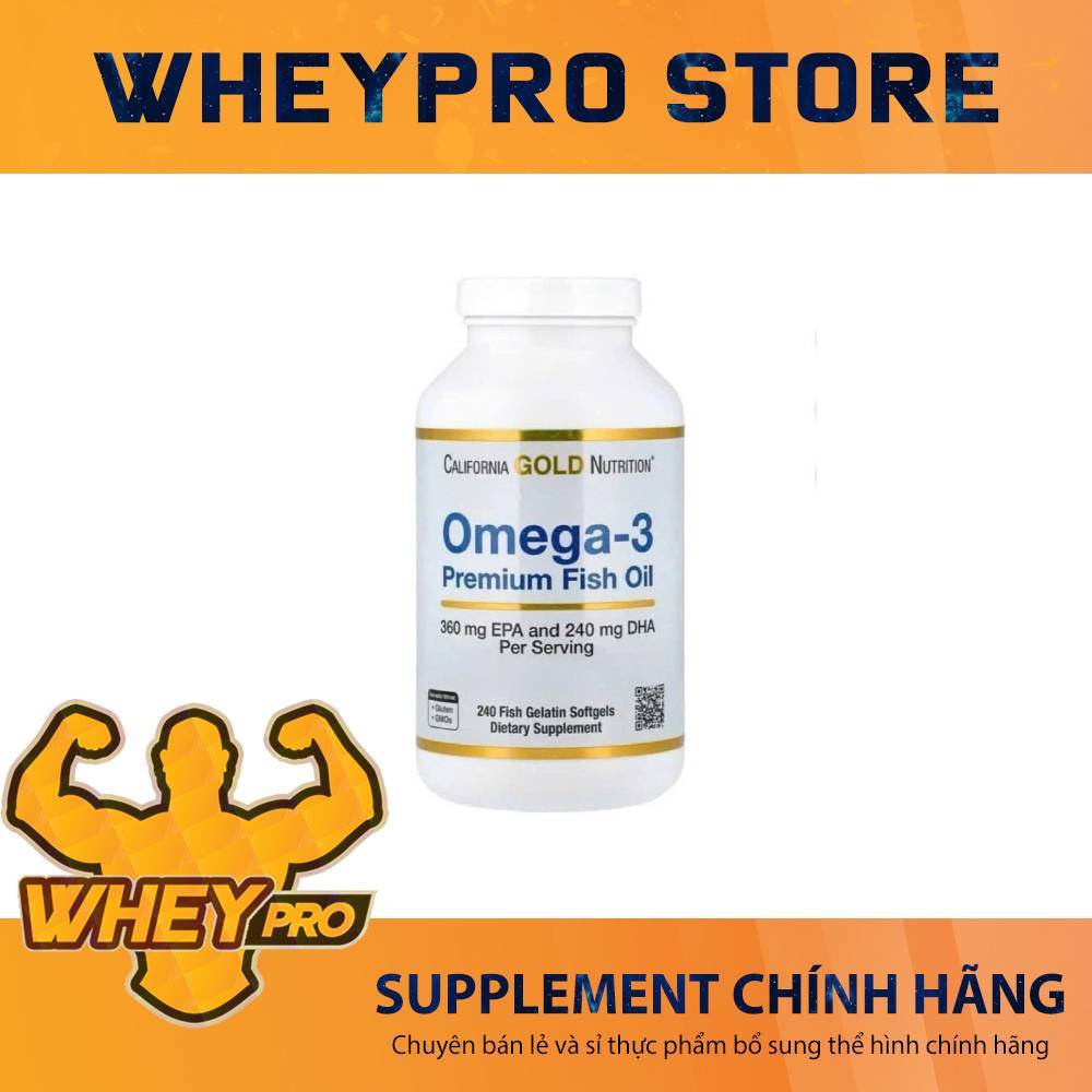 California Gold Nutrition Omega 3 Premium Fish Oil – Tinh Khiết