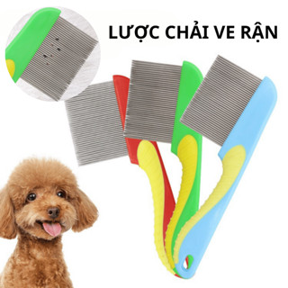 LƯỢC CHẢI VE RẬN LƯỠI INOX CHO CHÓ MÈO, PHỤ KIỆN THÚ CƯNG